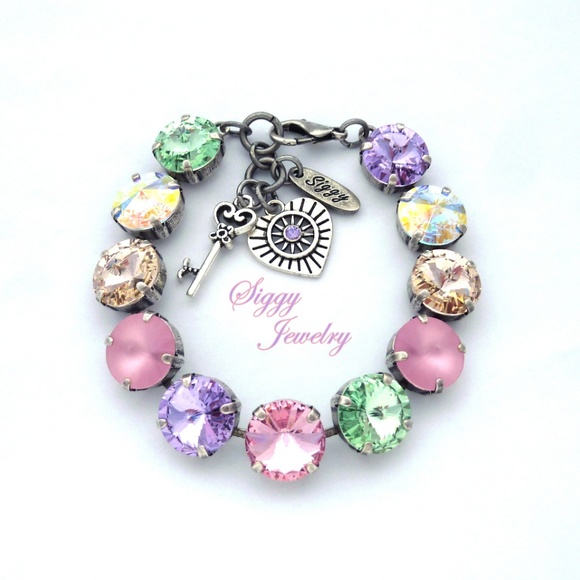Swarovski® Crystal Bracelet, Day Dreaming Pastels - Picture 1 of 9